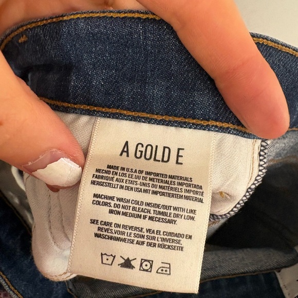 LIKE NEW- AGOLDE- HIGHRISE Nico Slimfit Crop Jeans - Picture 7 of 9